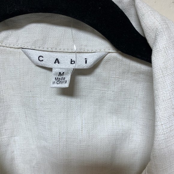 NWT Cabi Waxed Linen Jacket, Size Medium - Picture 3 of 12